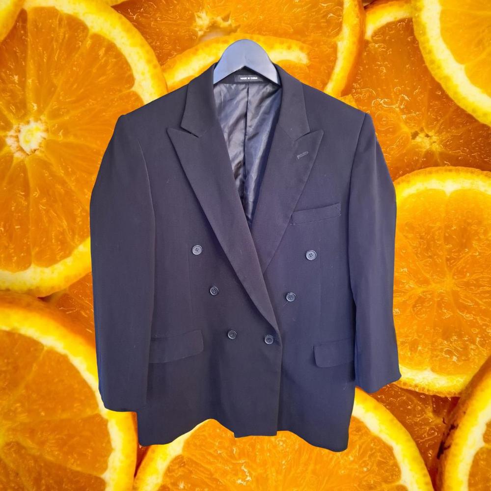 Barrage Black Double Breasted Blazer Size 20p
